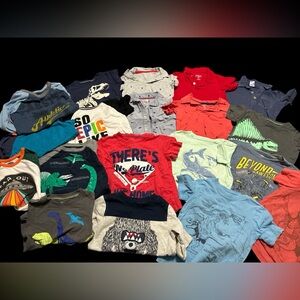 28 PCS BOY LOT SZ 24 MO 2/3T OSH KOSH CARTERS n MORE